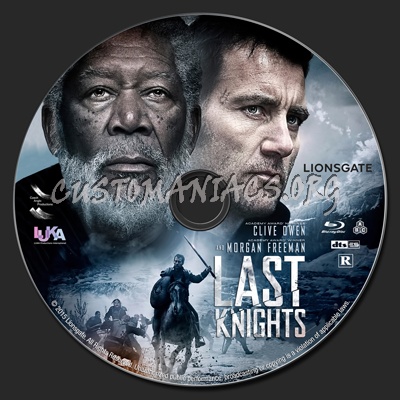 Last Knights blu-ray label