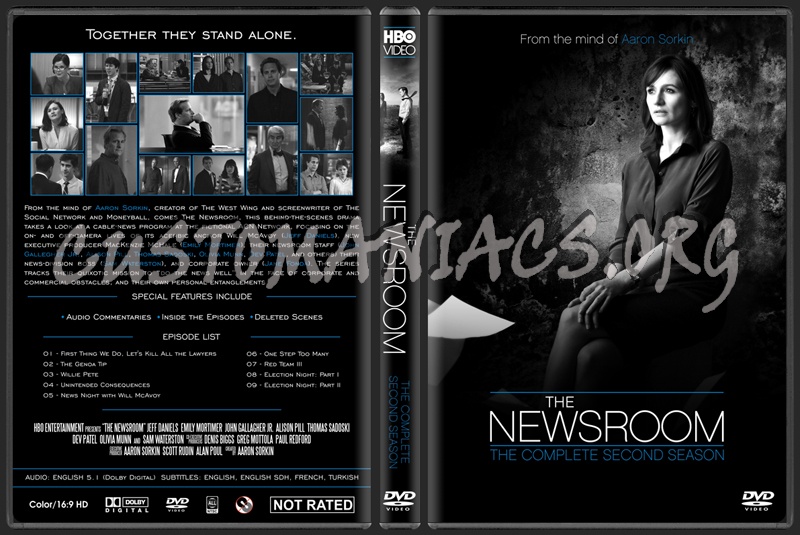 The Newsroom (Seasons 1-3) dvd cover