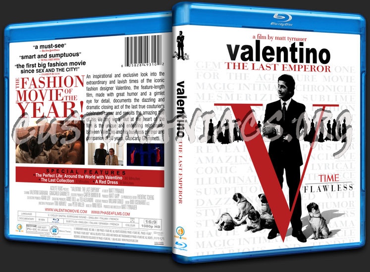 Valentino: The Last Emperor blu-ray cover - DVD Covers & Labels by ...