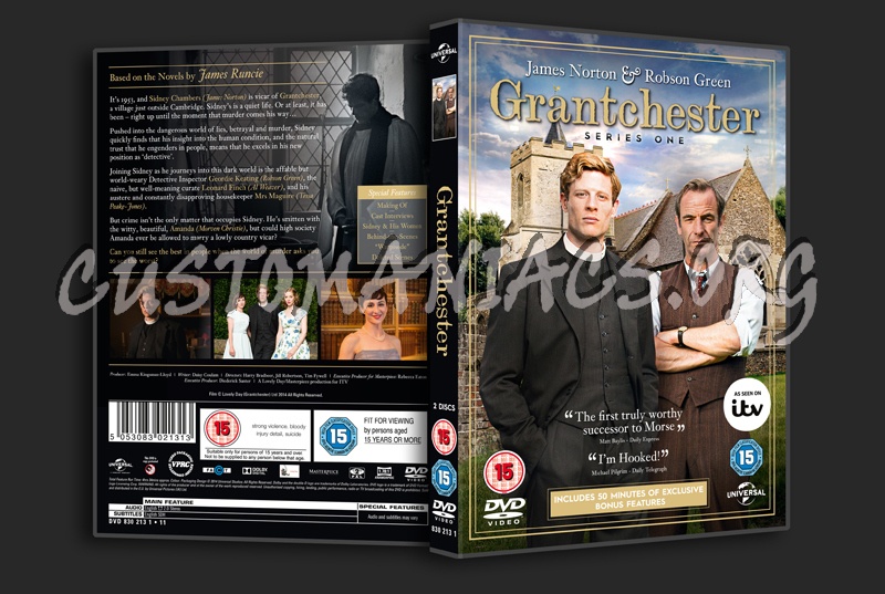 Grantchester Series 1 dvd cover