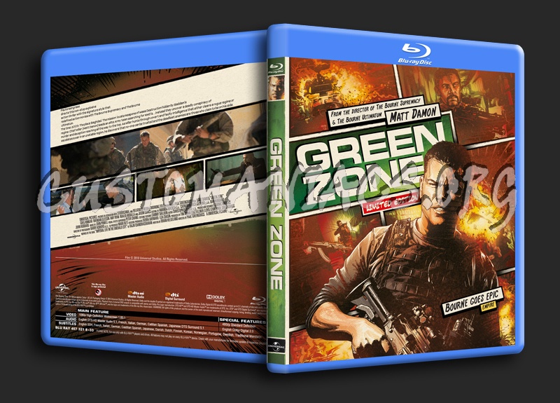 Green Zone blu-ray cover