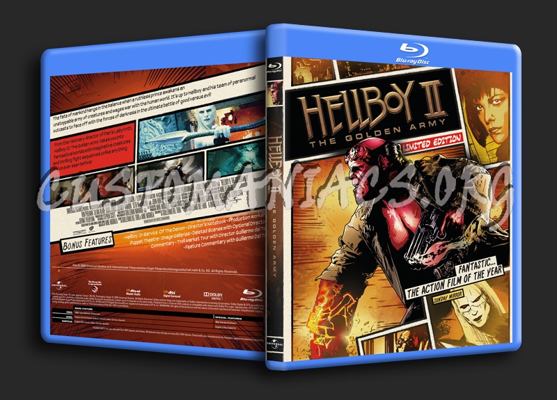 Hellboy II blu-ray cover