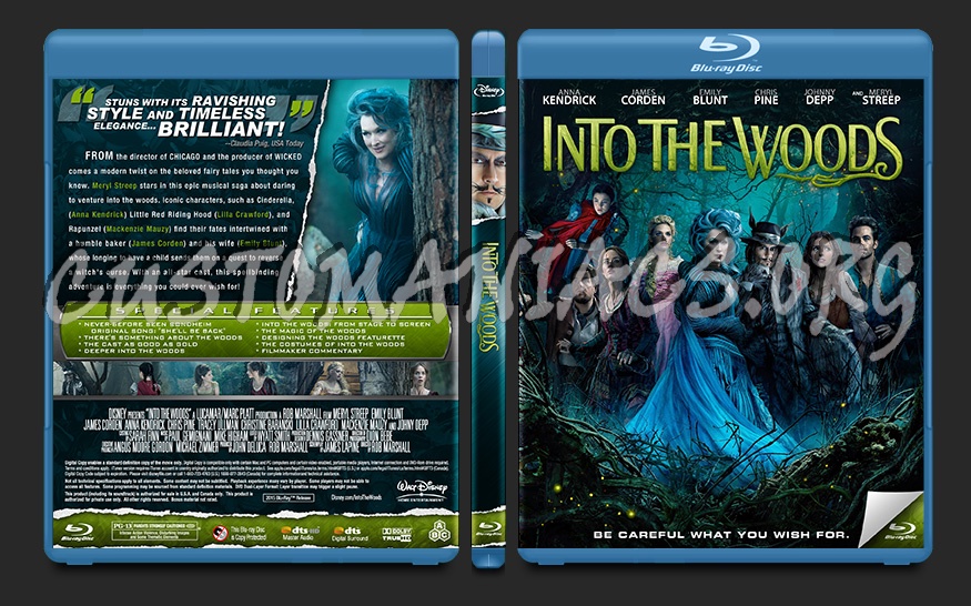 Into the Woods blu-ray cover