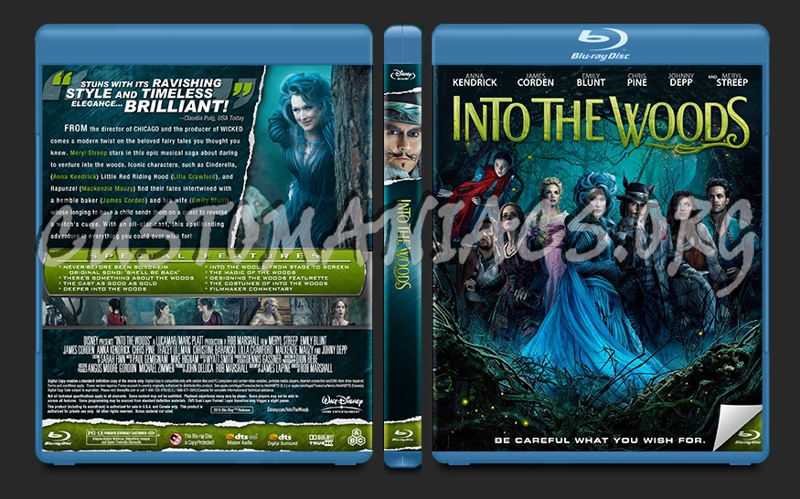 Into the Woods blu-ray cover