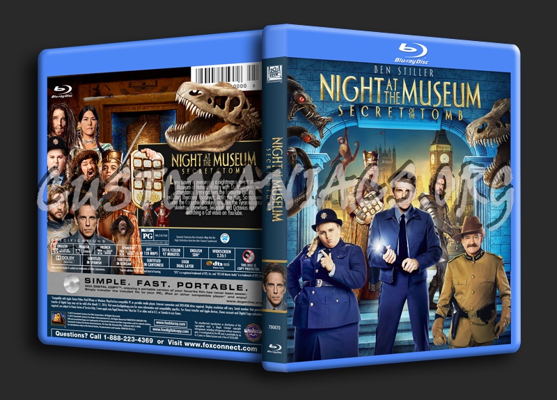 Night At The Museum Secret of the Tomb blu-ray cover