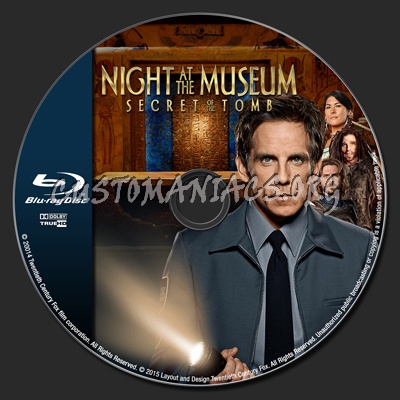 Night At The Museum Secret of the Tomb blu-ray label