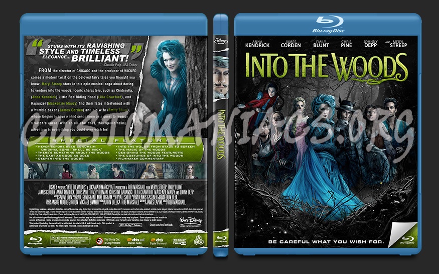 Into the Woods blu-ray cover