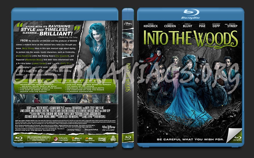 Into the Woods blu-ray cover