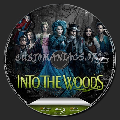 Into the Woods blu-ray label