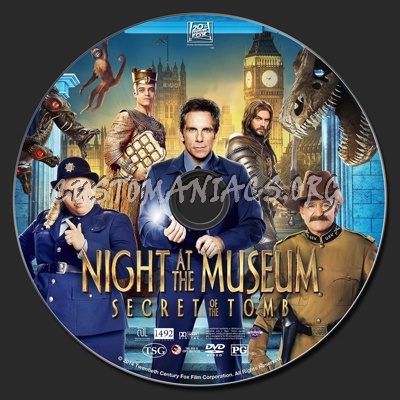 Night At The Museum Secret Of The Tomb dvd label