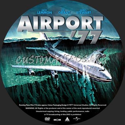 Airport'77 dvd label