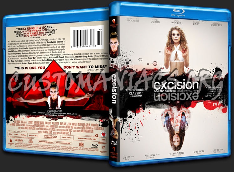 Excision blu-ray cover