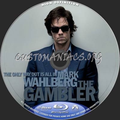 The Gambler blu-ray label