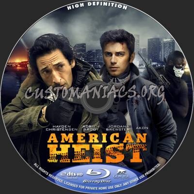 American Heist blu-ray label