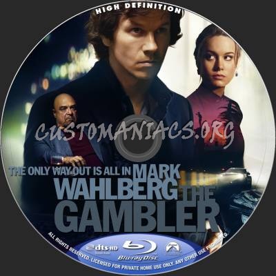 The Gambler blu-ray label