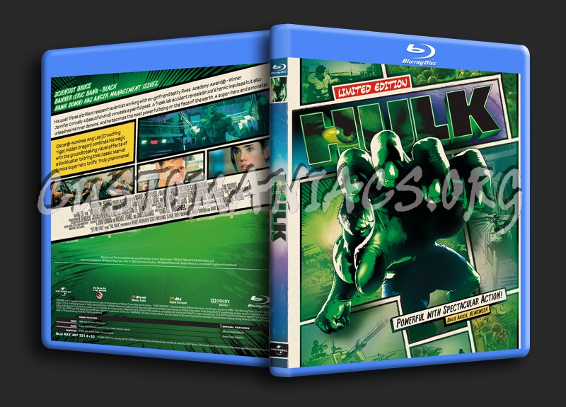 Hulk blu-ray cover