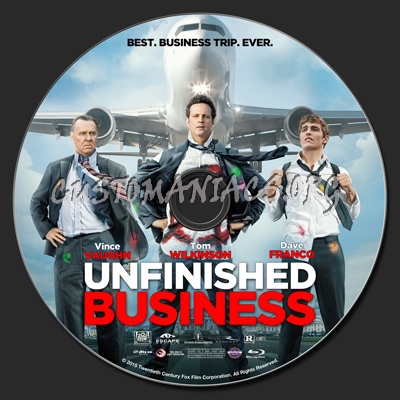 Unfinished Business blu-ray label