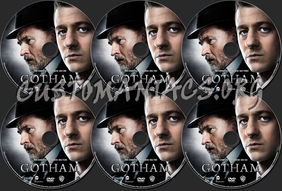 Gotham Season 1 dvd label