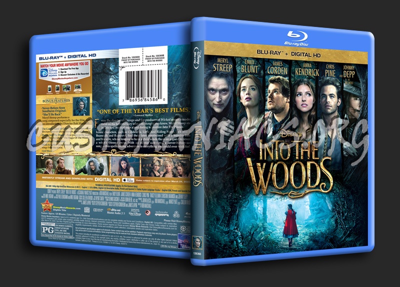 Into the Woods blu-ray cover