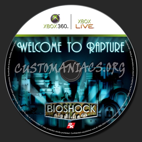 Bioshock dvd label