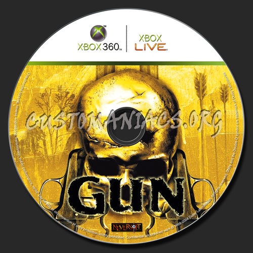 Gun dvd label