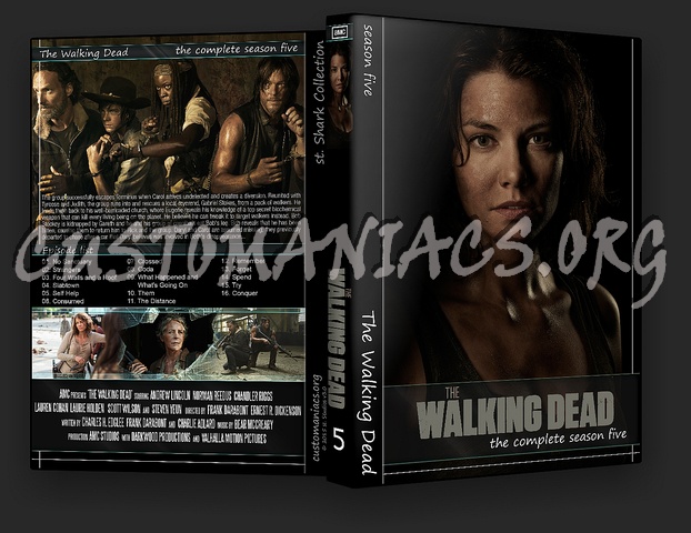 The Walking Dead Collection - SEASON 3 - 5 dvd cover