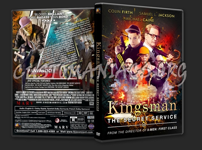 Kingsman: The Secret Service (2015) dvd cover