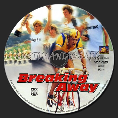 Breaking Away dvd label