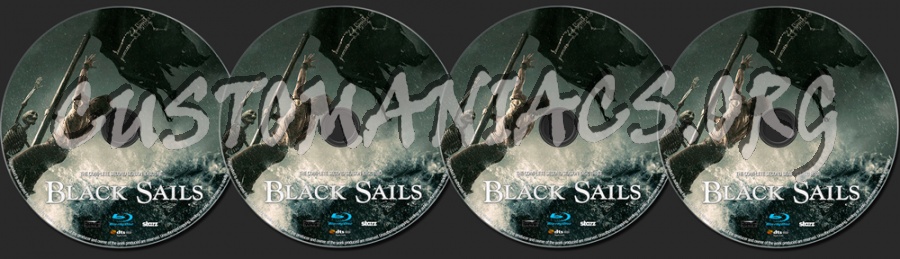 Black Sails Season 2 blu-ray label