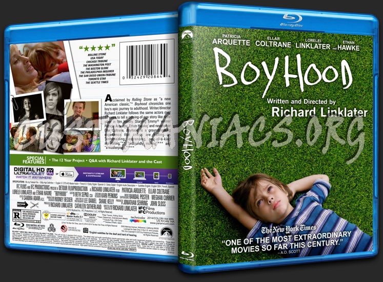 Boyhood blu-ray cover