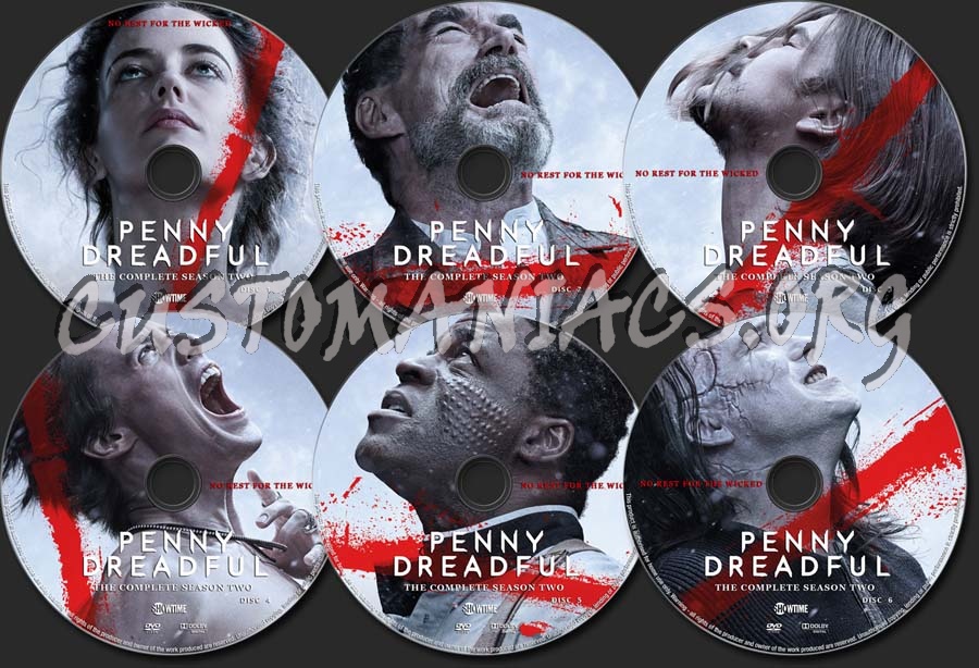 Penny Dreadful Season 2 dvd label
