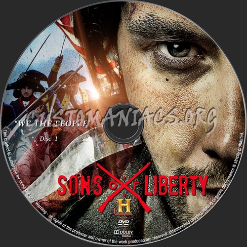 Sons Of Liberty dvd label