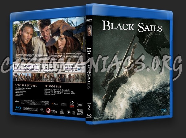 Black Sails Season 2 blu-ray cover