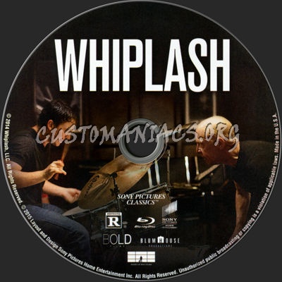 Whiplash blu-ray label