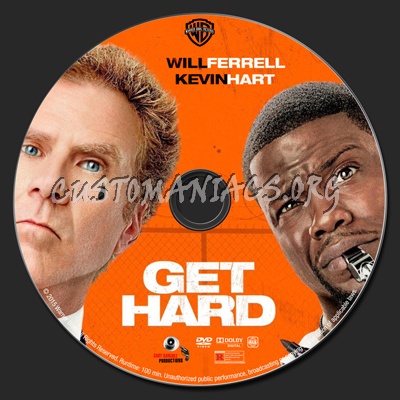 Get Hard dvd label