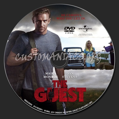 The Guest dvd label
