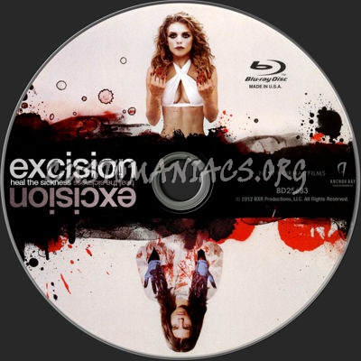 Excision blu-ray label