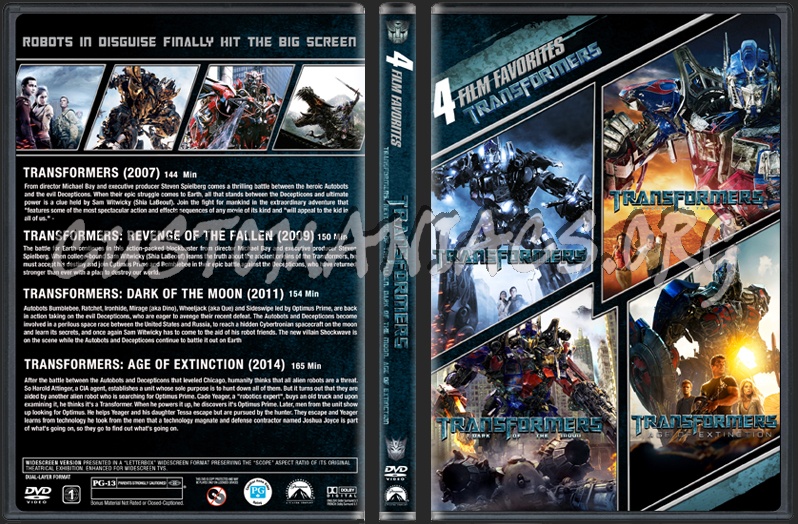 Transformers: Collection dvd cover