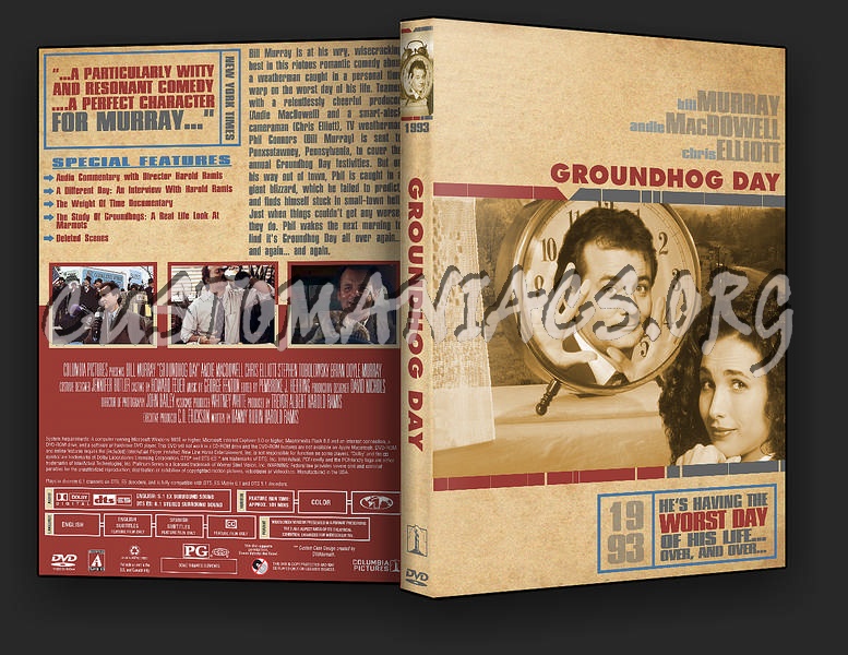 Groundhog Day dvd cover