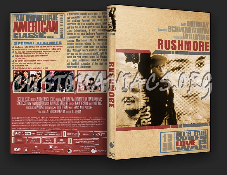 Rushmore dvd cover