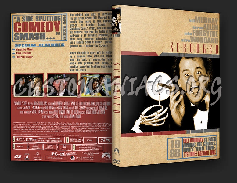 Scrooged dvd cover