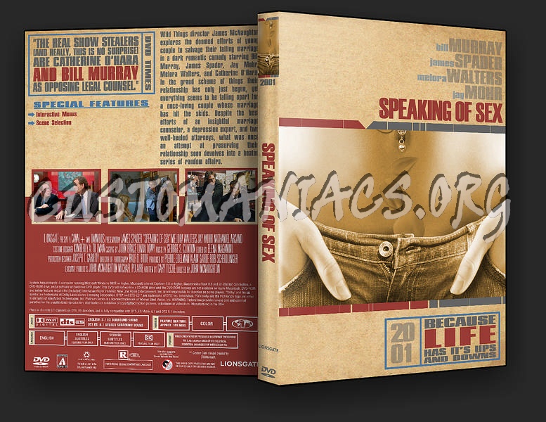 Speaking of Sex dvd cover