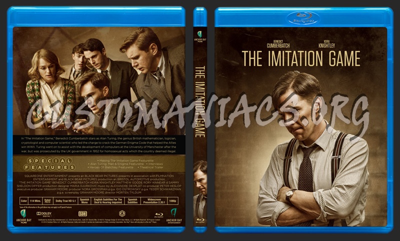 The Imitation Game blu-ray cover