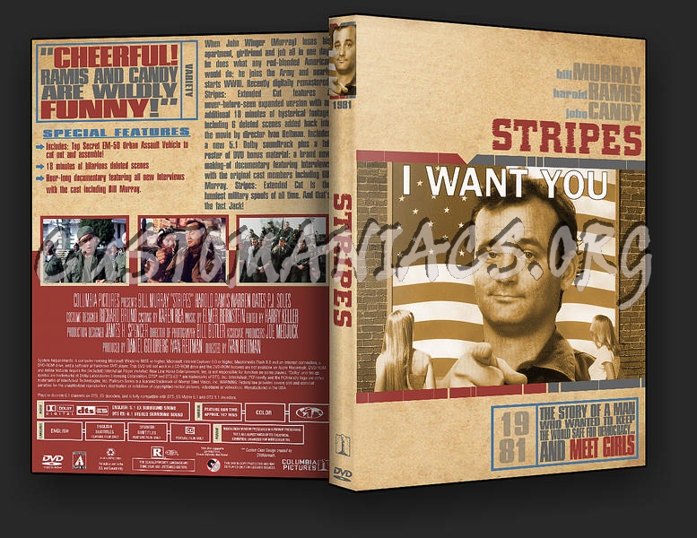 Stripes dvd cover