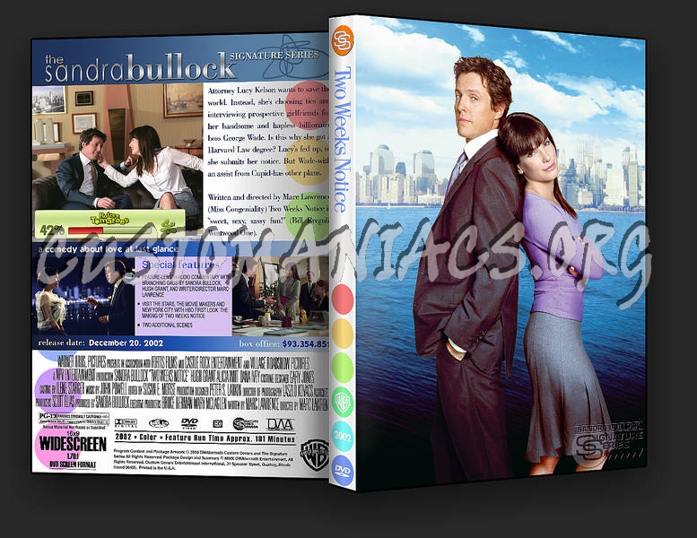 Two Weeks Notice dvd cover