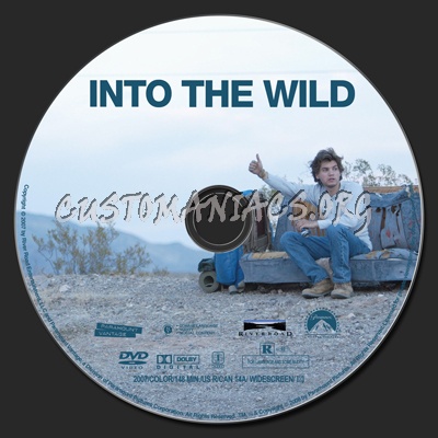Into The Wild dvd label
