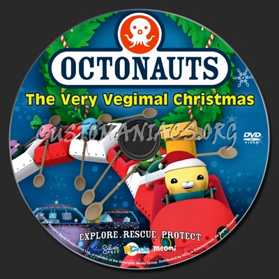Octonauts The Very Vegimal Christmas dvd label