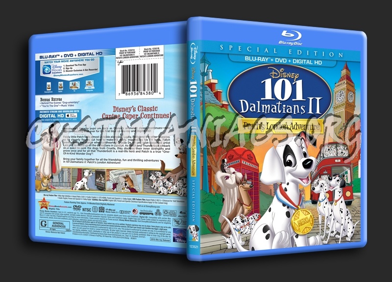 101 Dalmatians II blu-ray cover