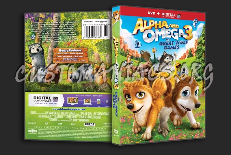 Alpha and Omega 3: The Great Wolf Games (Blu-ray, 2014) for sale