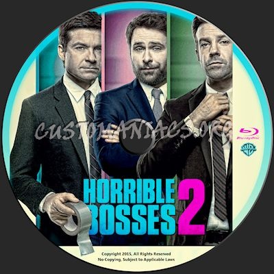 Horrible Bosses 2 blu-ray label